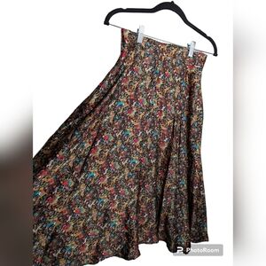 Baldanza vintage silk skirt sz 6